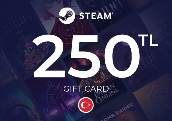 Steam Wallet Gift Card 250 TRY Key - TURKEY